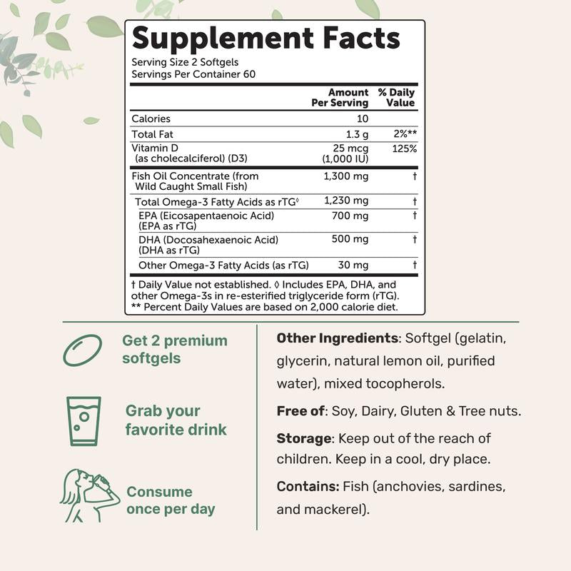 Supreme Omega-3 Fish Oil Softgels™ VIP