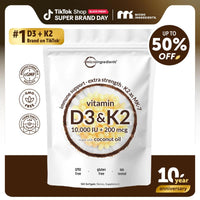 Vitamin D3 + K2 | Virgin Coconut Oil VIP