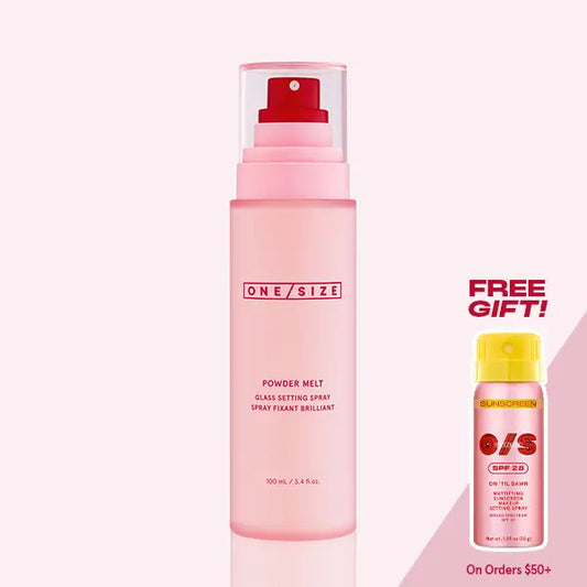 Powder Melt Glass Setting Spray 3.4 oz - Hydrating Makeup Setting Spray for Radiant, Glass-Skin Finish