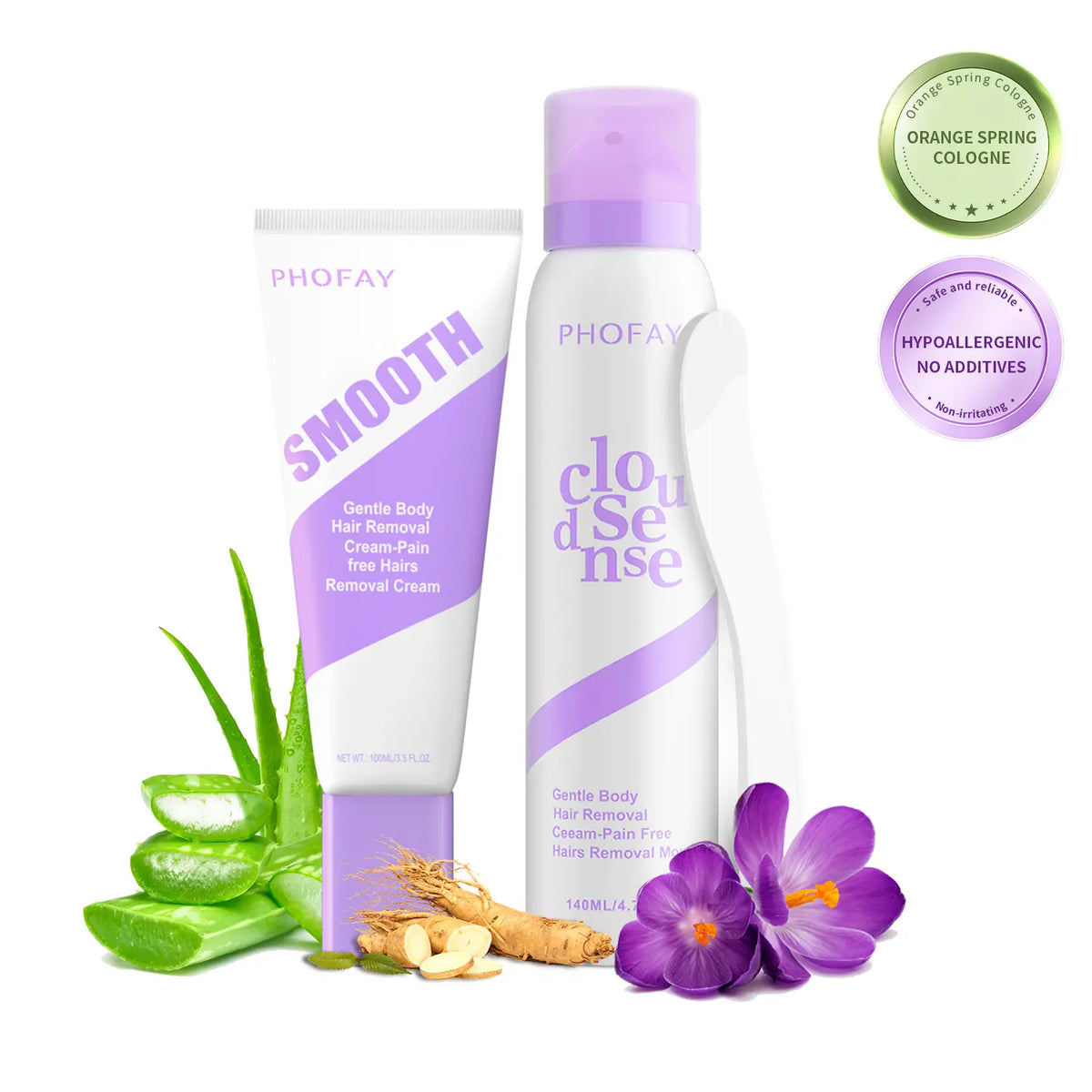 PHOFAY Bikini Pain-Free Hair removal spray for Sensitive Skin