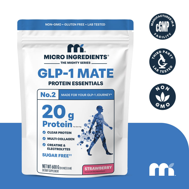 GLP-1 Mate Protein Essentials 600g strawberry bag