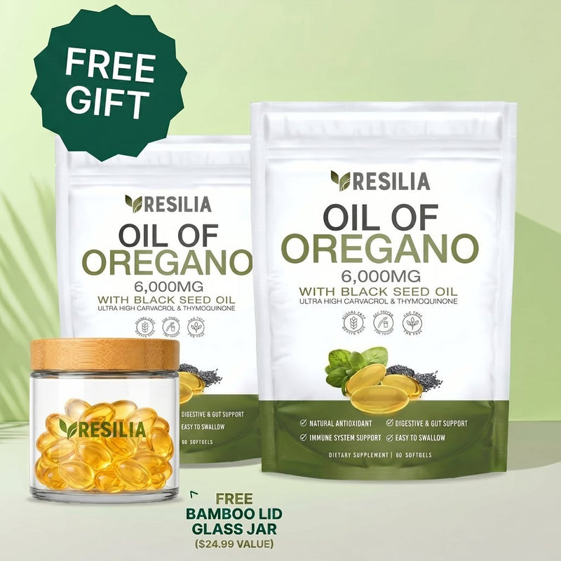 Resilia Oregano & Black Seed Oil Softgels