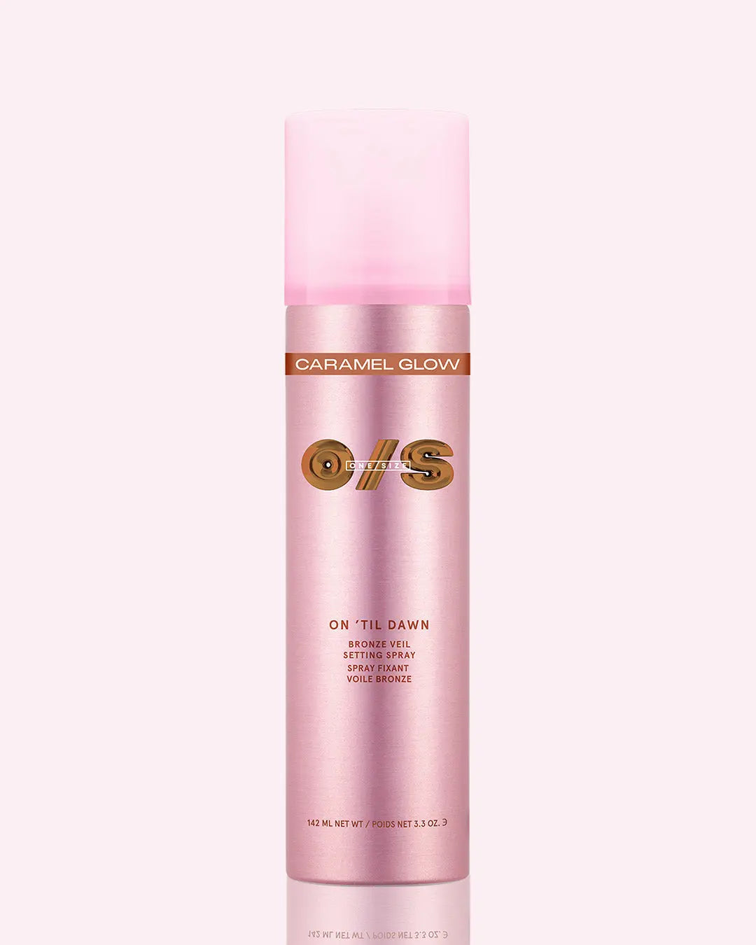 Bronze Veil Caramel Glow setting spray bottle