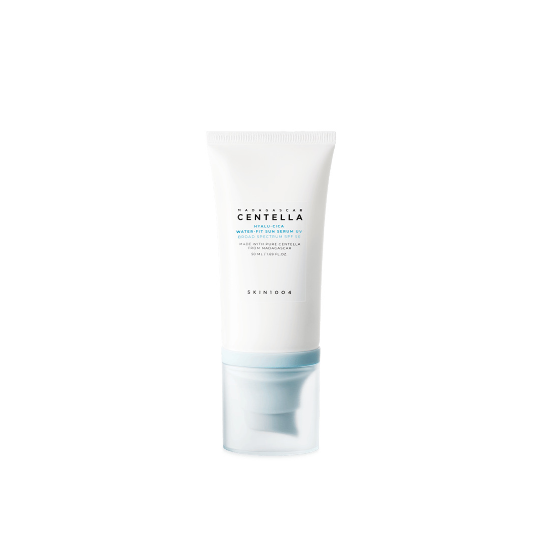 SKIN1004 Hyalu-Cica Water-Fit Sun Serum UV Broad Spectrum SPF 50 tube 50ml front view